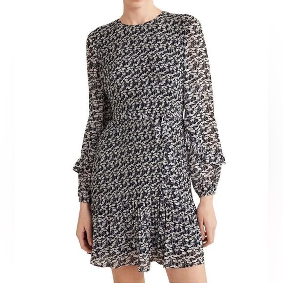 Boden Plisse Swing Mini Dress. NWT. Size 4. - Picture 1 of 12